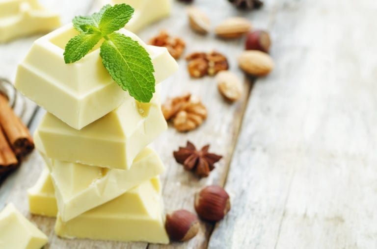 What is the white chocolate?